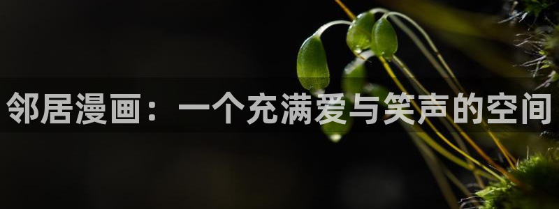 香蕉漫画：邻居漫画：一个充满爱与笑声的空间