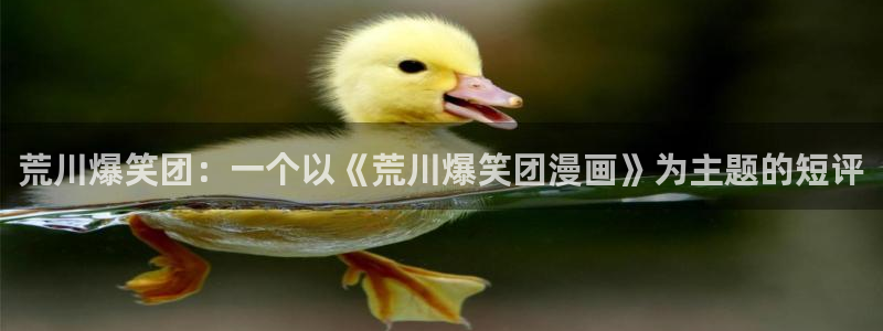 香蕉文化歪歪漫画：荒川爆笑团：一个以《荒川爆笑团漫画》为主题的短评
